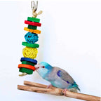 Hari Juguete Madera y Mimbre para Aves