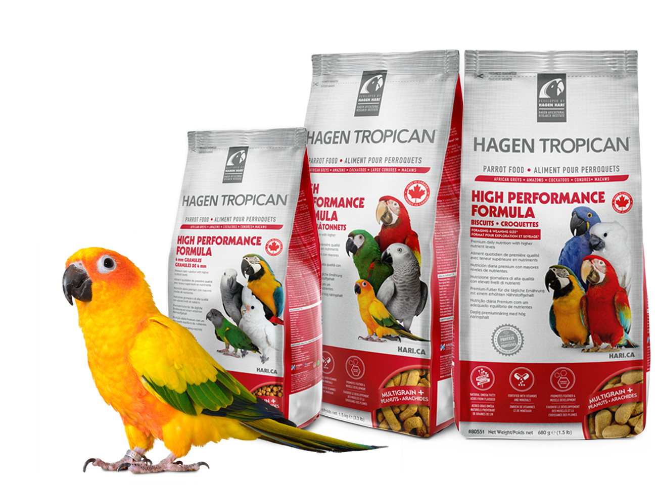 Tropican High Performance Croquetas para Loros