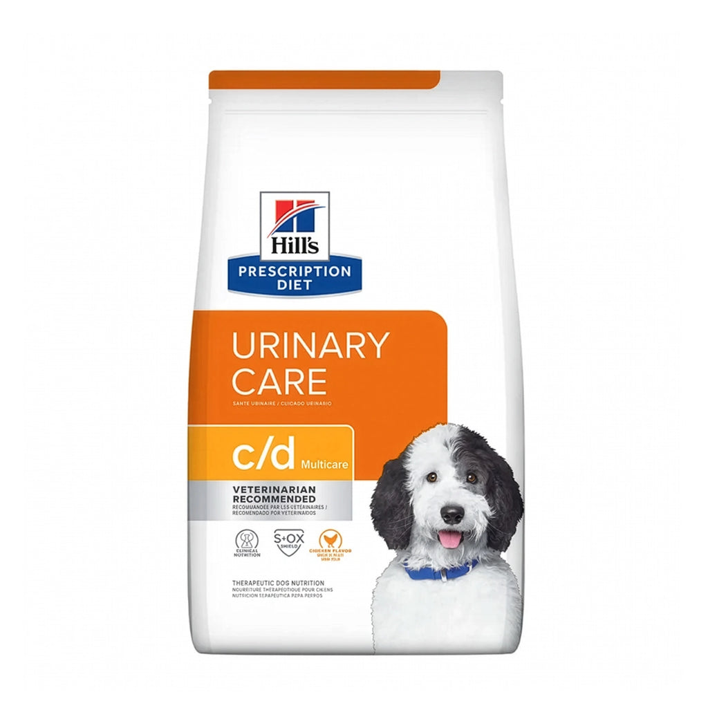 Hill's c/d Cuidado Urinario Pollo para Perros en bolsa Prescription Diet, alimento veterinario para apoyar la salud del tracto urinario.