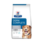 Hill's Derm Complete para Perros en saco Prescription Diet, alimento clínico para sensibilidades alimentarias y ambientales.