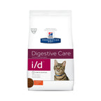 Hill's i/d Cuidado Digestivo para Gatos en bolsa Prescription Diet con pollo, alimento clínico para favorecer una digestión saludable.