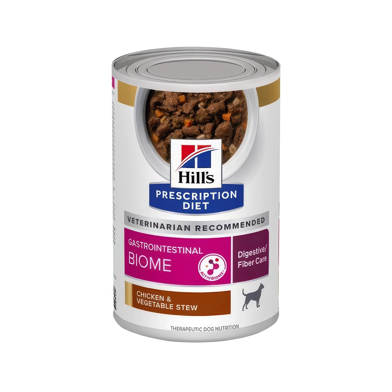 Hill's Biome Gastrointestinal Lata Perros con pollo y vegetales, alimento húmedo Prescription Diet para apoyar la salud digestiva.