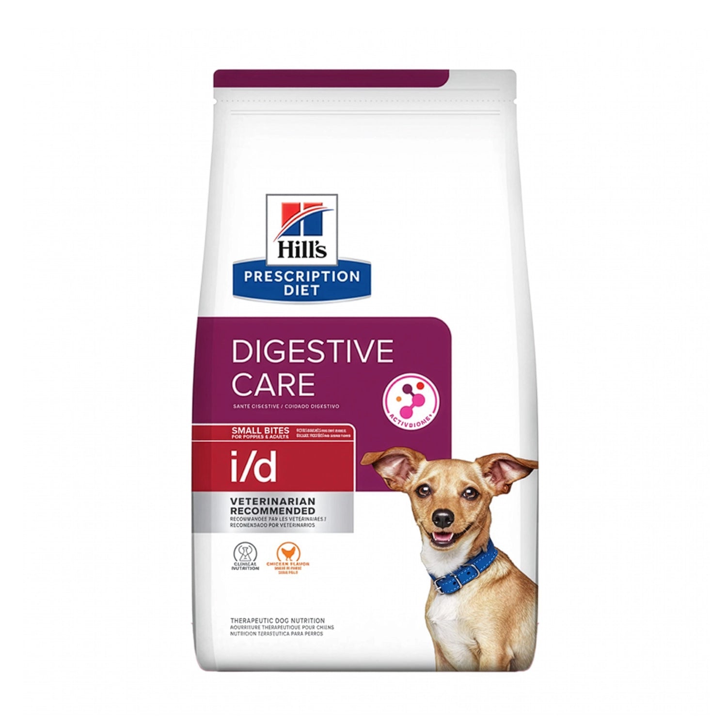 Hill's i/d Small Bites para Perros en bolsa Prescription Diet, alimento veterinario con croquetas pequeñas para el cuidado digestivo.