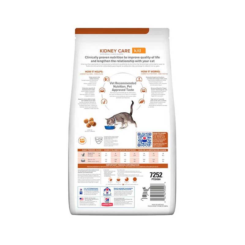 Hill's "Kidney Care" k/d Cuidado Riñon Gatos  - 3,8 kilogramos