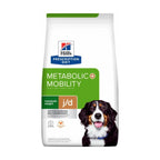 Hill's Metabolic+Mobility para Perros en bolsa Prescription Diet, alimento veterinario para control de peso y apoyo a la movilidad.