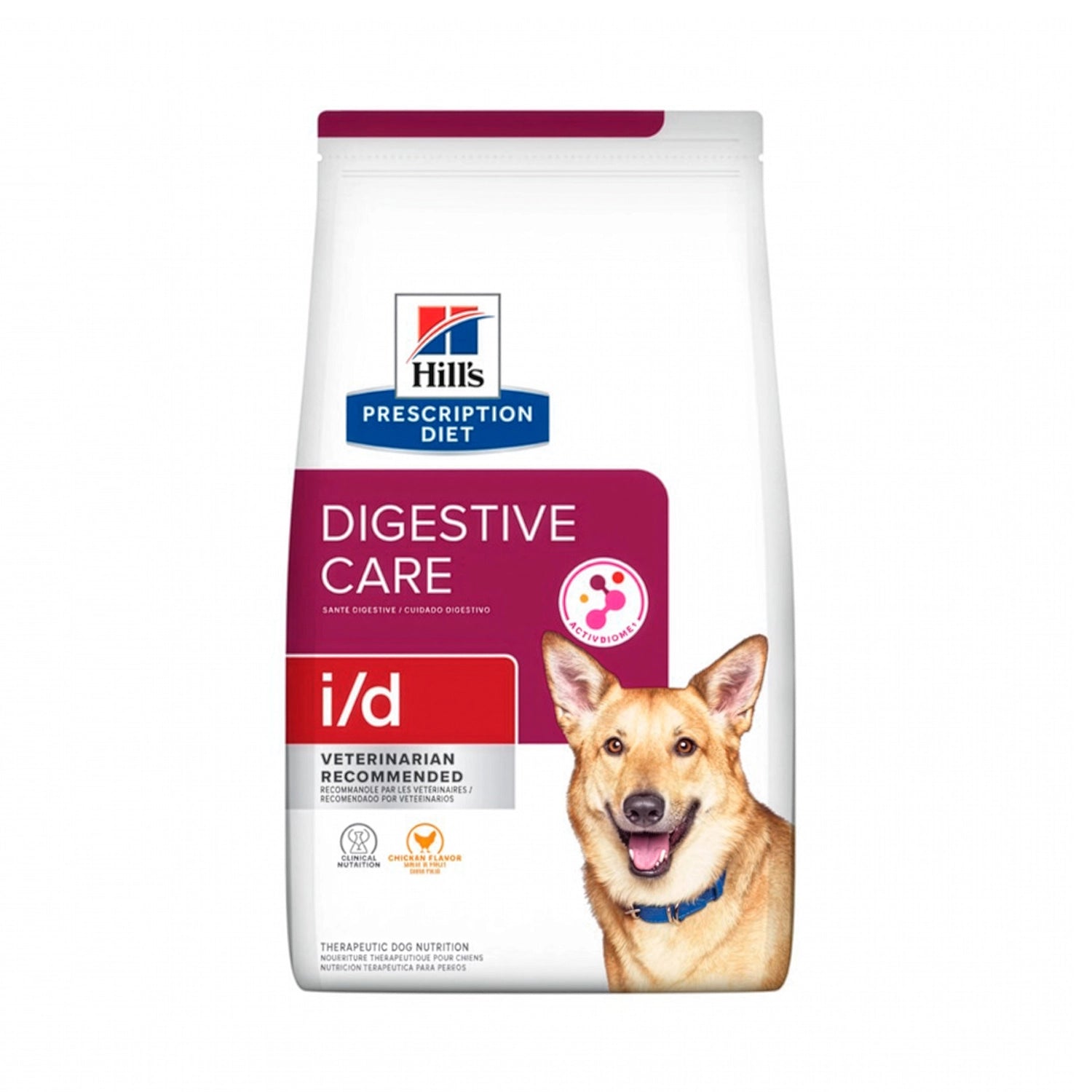 Hill's i/d Cuidado Digestivo para Perros en bolsa Prescription Diet con pollo, alimento clínico para favorecer una digestión saludable.