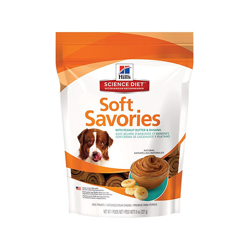 Hill's Snack Mantequilla de Mani y Banana para Perros 227 g