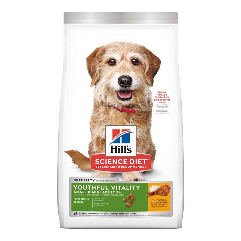 Hill's "Senior Vitality" perros small y mini adultos 7+