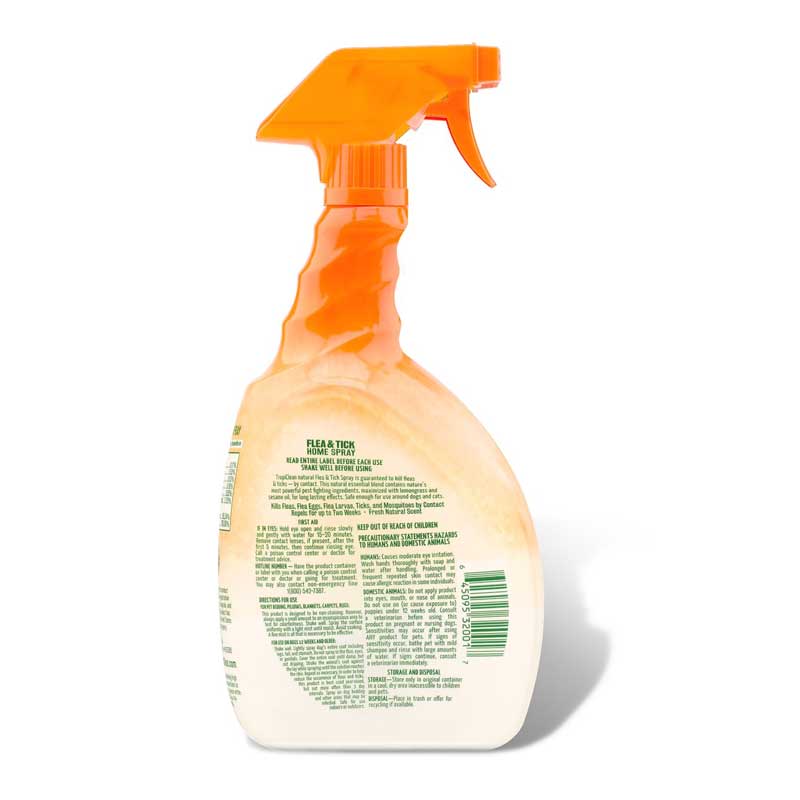 Home Spray TropiClean Natural: "Flea & Tick" para el Hogar