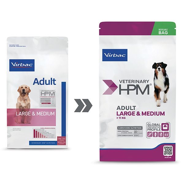 Perro Adulto Large & Medium Virbac HPM 3 Kg