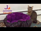 Cama y Alfombra Convertible "Clamshell" Jackson Galaxy para Gatos
