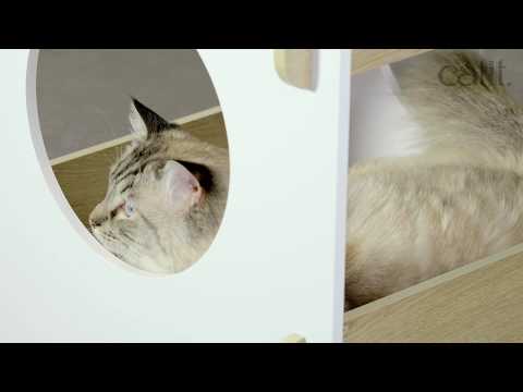 Vesper Cabana Catit Blanco y Roble