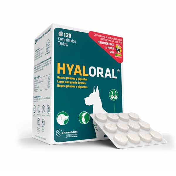 Hyaloral Perros razas grande y gigantes - 12 comprimidos