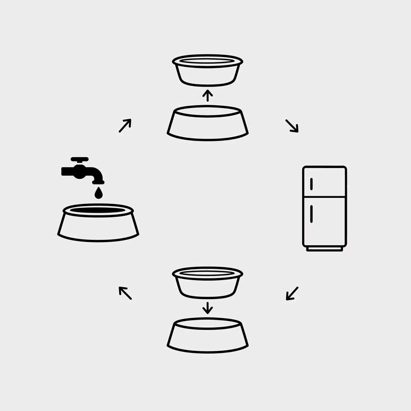 Ice Bowl GFPet para Mascotas