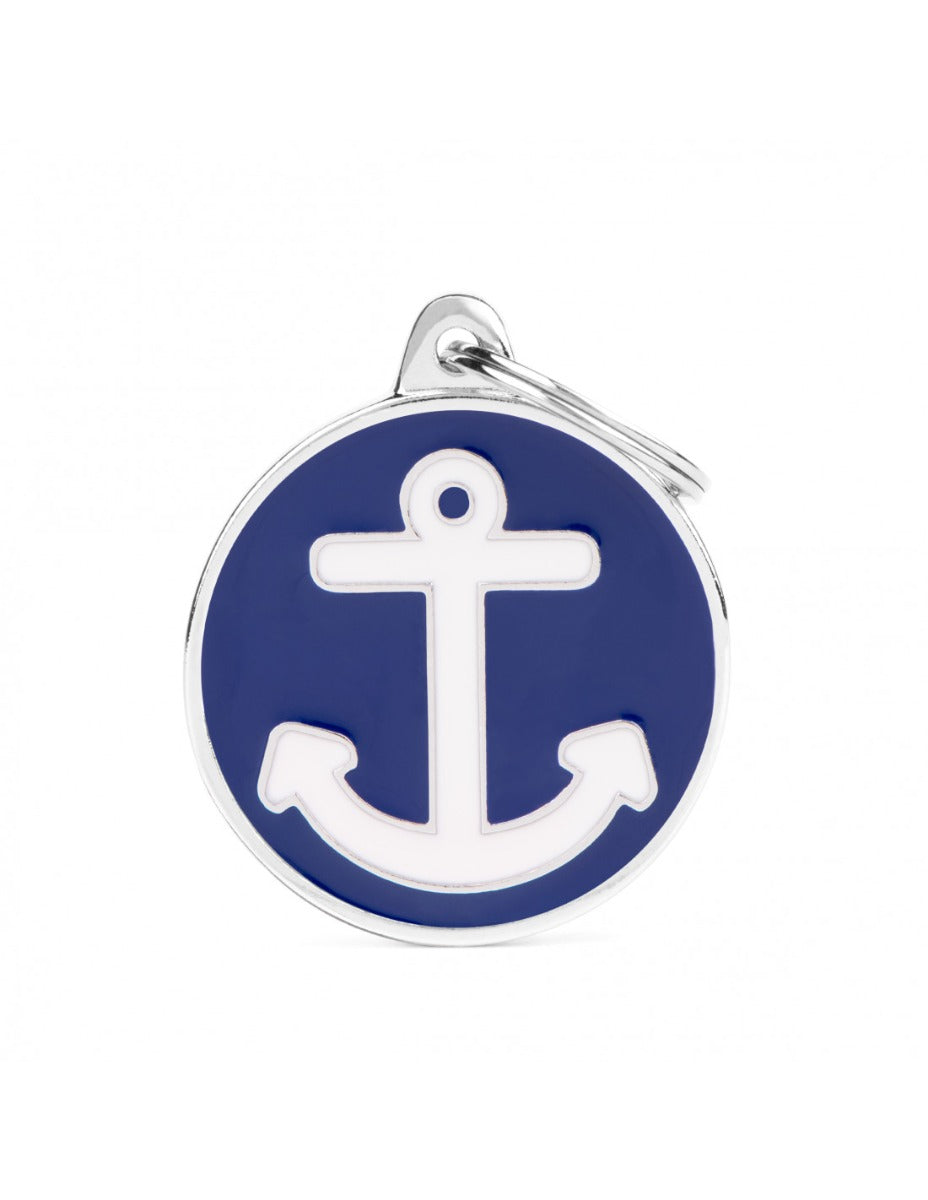 Placa Charms "My Family" Ancla