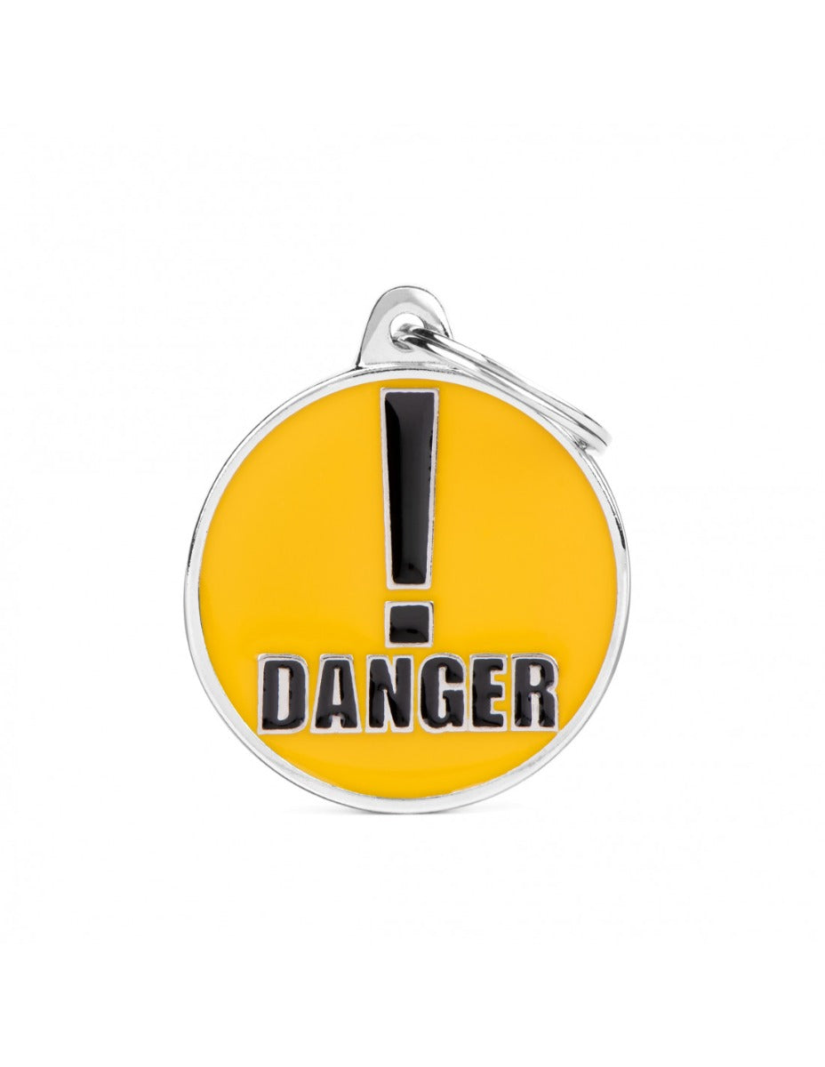 Placa Charms "My Family" Danger