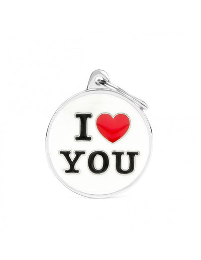 Placa Charms "My Family" I love You