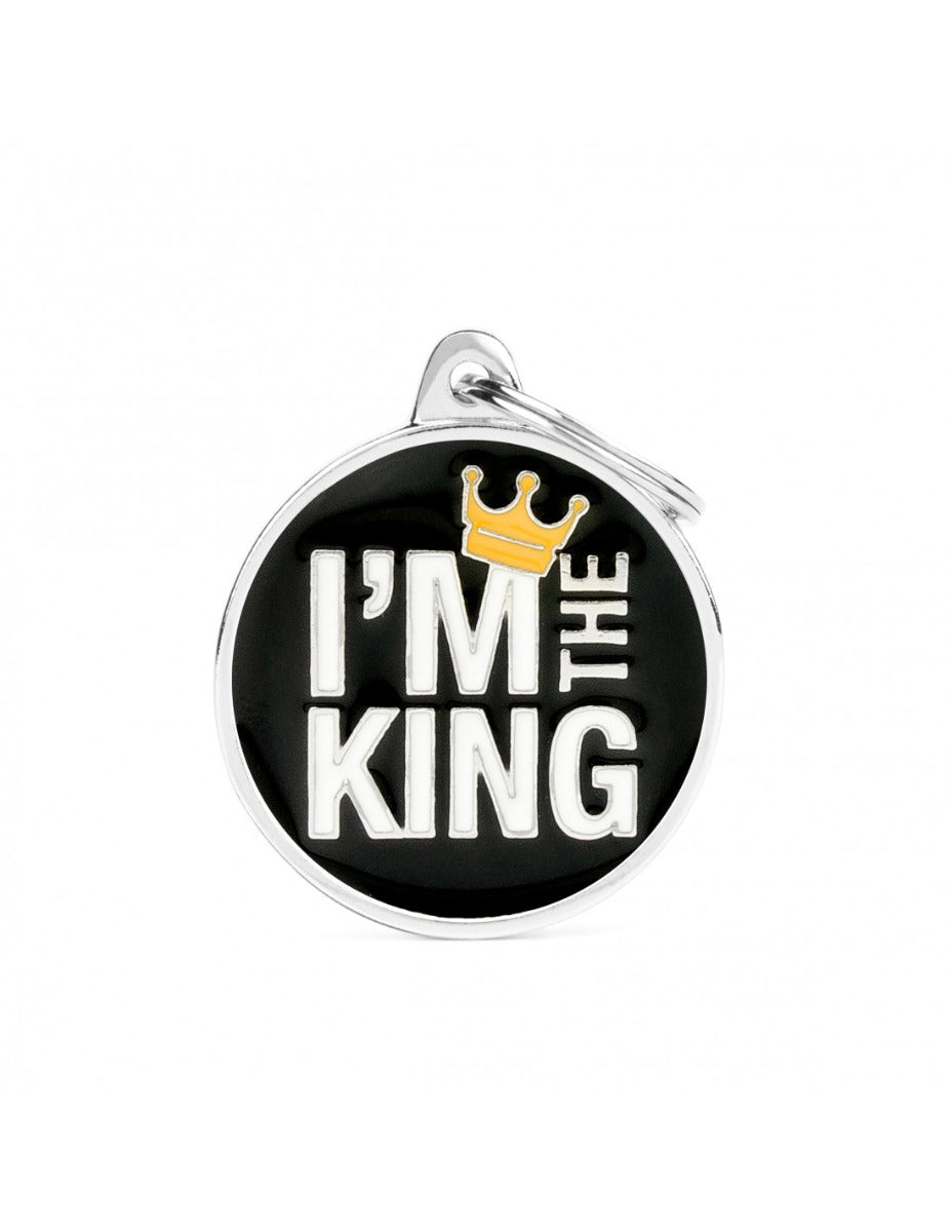 Placa Charms "My Family" I'm the King