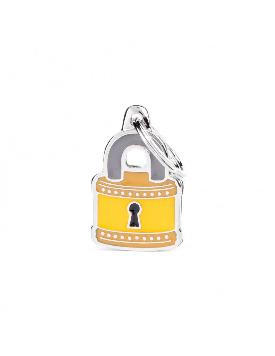 Placa Charms "My Family" Candado