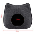 Cama Igloo de fieltro para Gatos