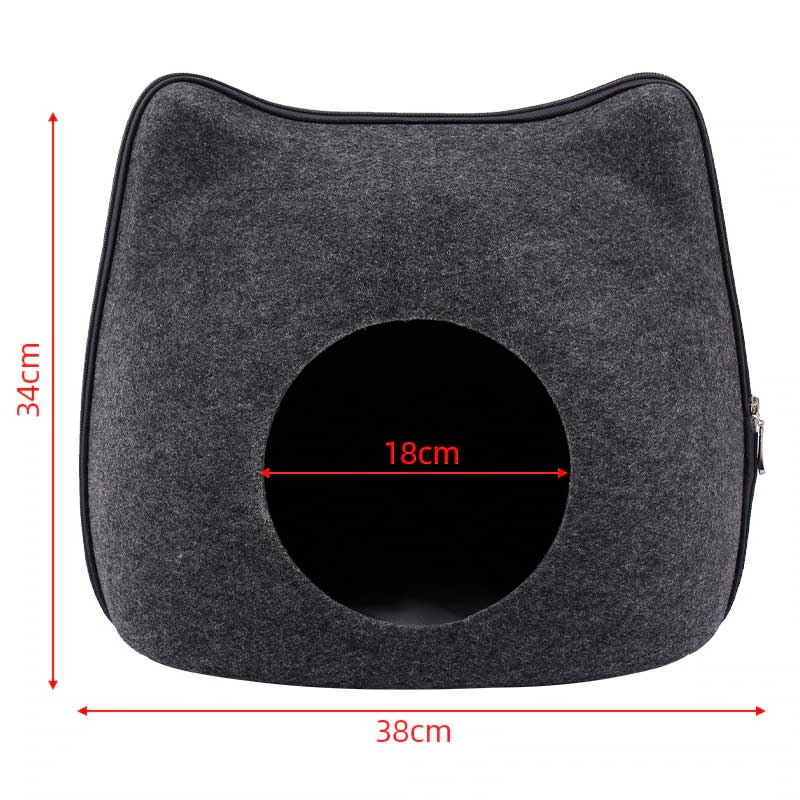Cama Igloo de fieltro para Gatos