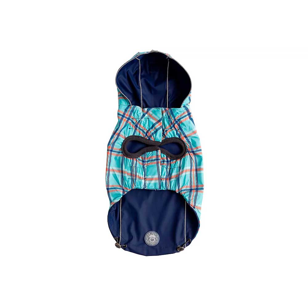 Impermeable Reversible Azul para Perros - XL