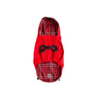 Impermeable Reversible Rojo para Perros - S