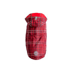 Impermeable Reversible Rojo para Perros - M