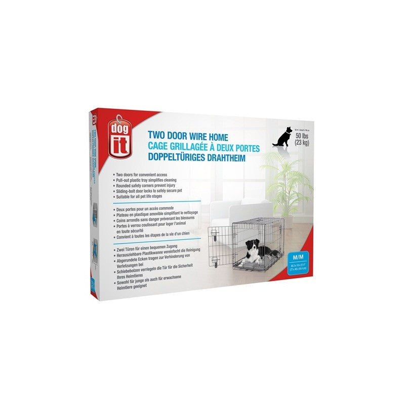 Jaula Metálica con Dos Puertas