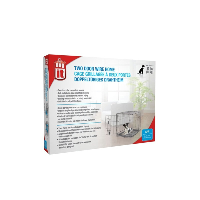 Jaula Metálica con Dos Puertas - XL