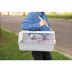 Jaula Transporte con Correa para Pequeños Animales