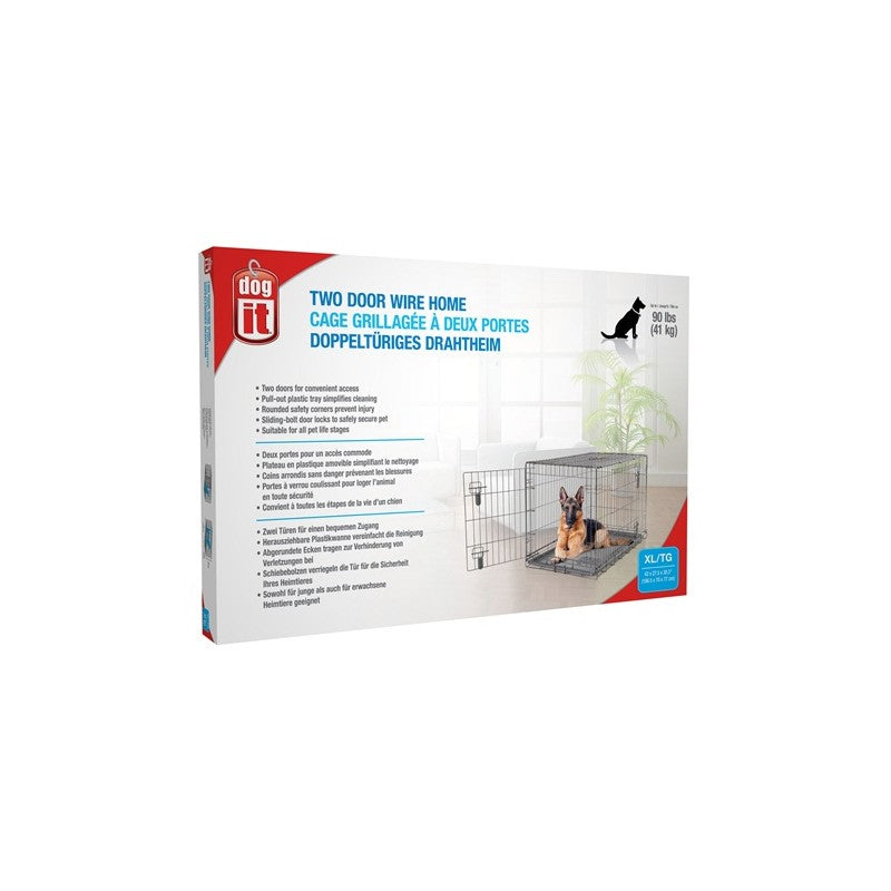 Jaula Metálica con Dos Puertas