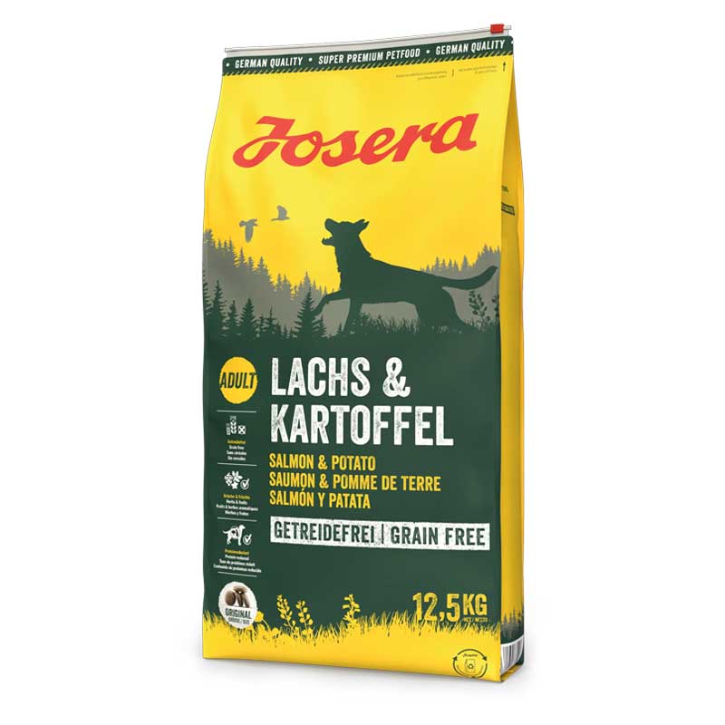 Josera Lachs & Kartoffel para Perros Adultos y Seniors - 5 bolsas 900 gr