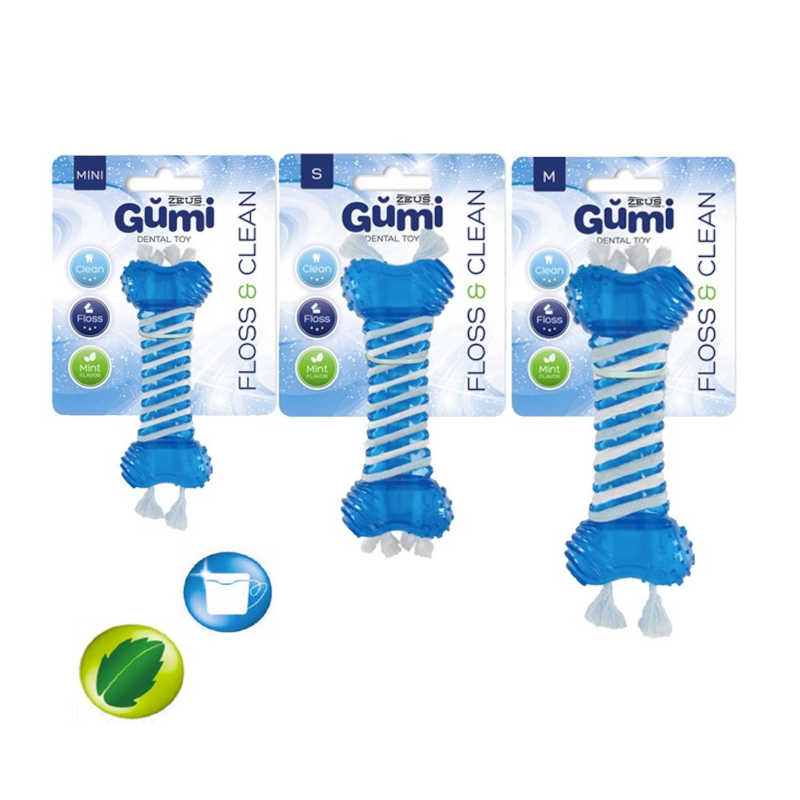 Juguete Dental Gumi Clean & Floss - S