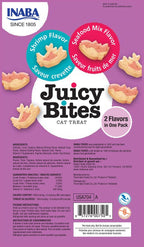 Premios Jugosos "Juicy Bites" para Gatos Receta Camarón y Mix de Mar