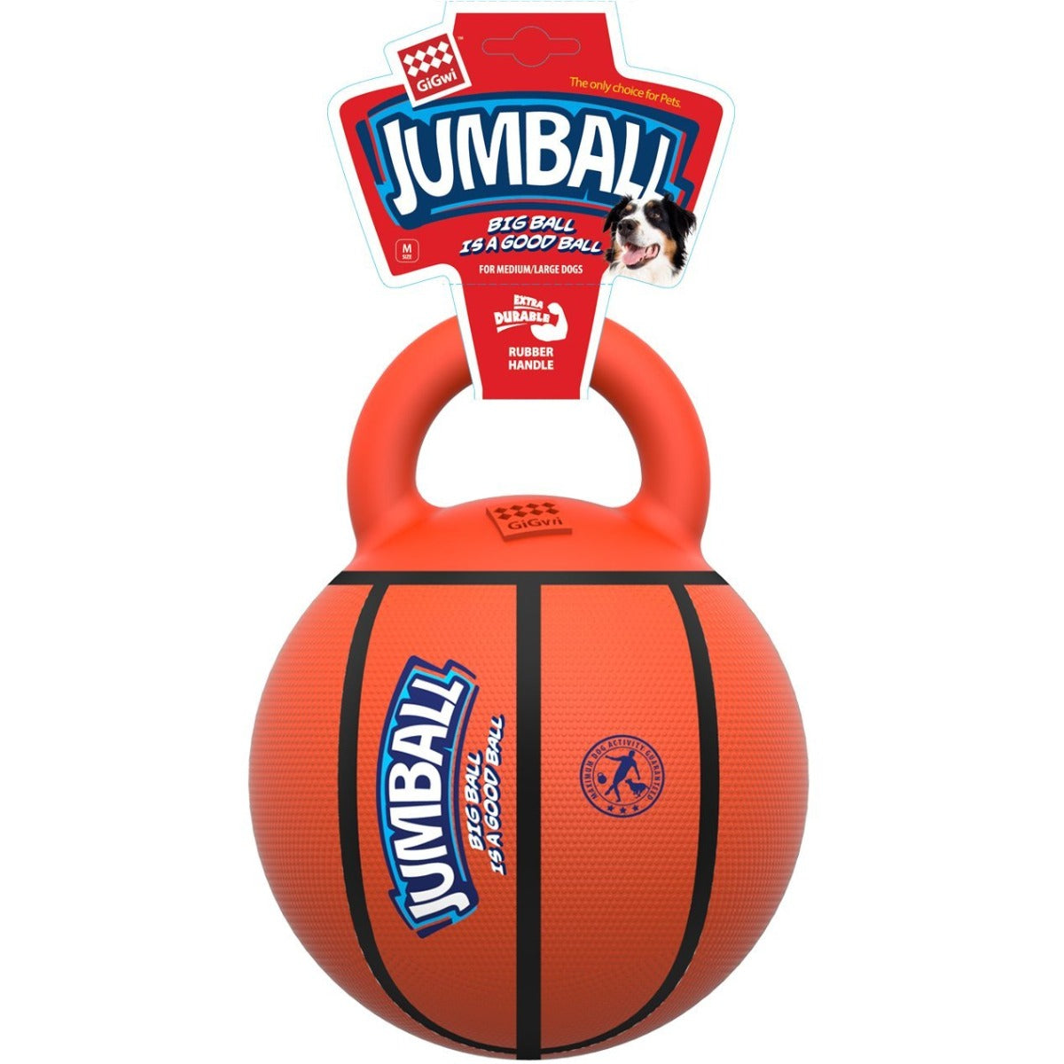 Pelota Basketball con Mango "JUMBALL" - Amarillo/morado