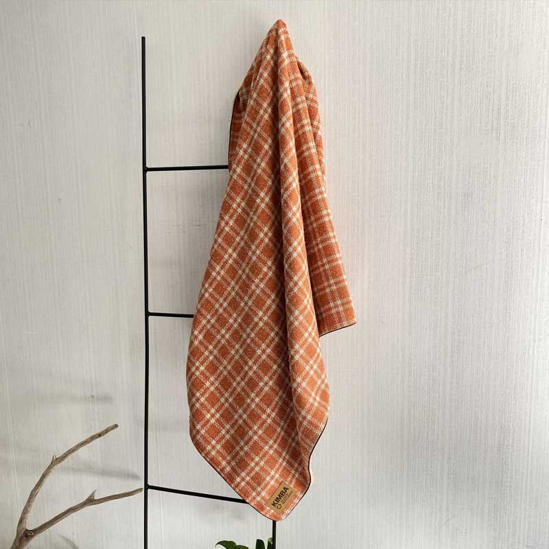 Kimba Eco Manta Canelo Escocés Nar/Crudo - Chile / 100 x 150 cm