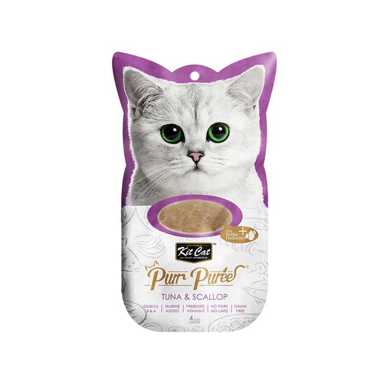Kit Cat Purr Puree Atún y Ostiones