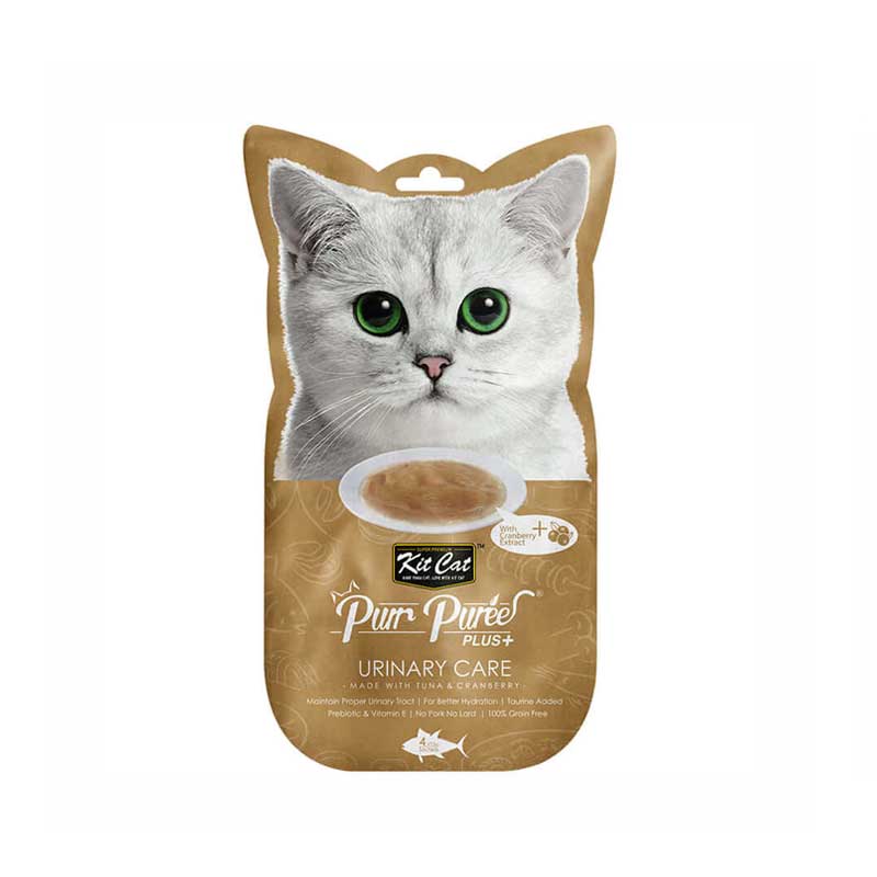 Kit Cat Purr Puree Plus+ Urinary Care Atún