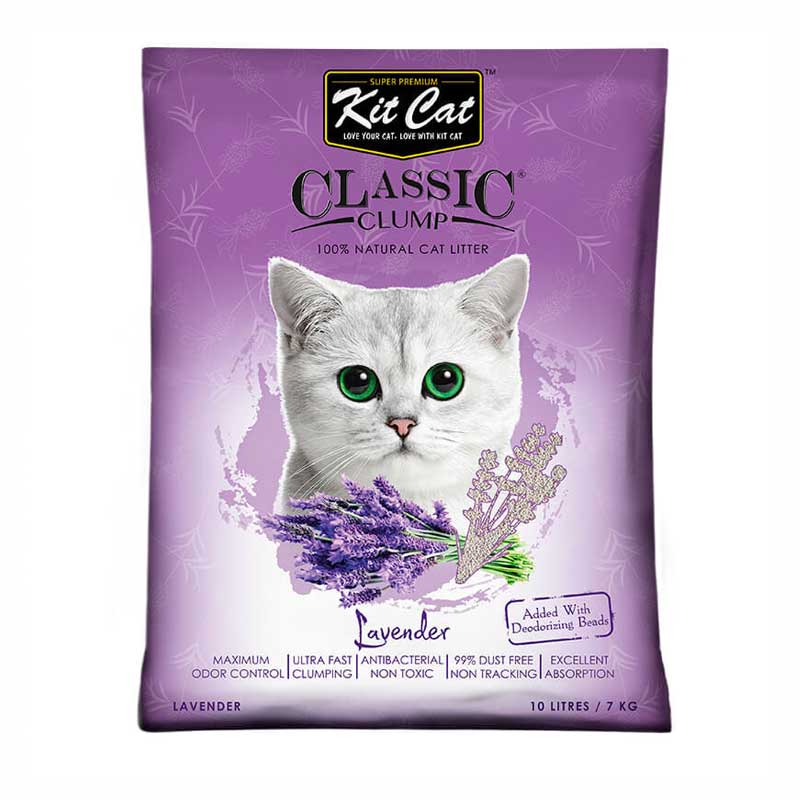Kit Cat Arena Sanitaria Lavanda - 7 Kg