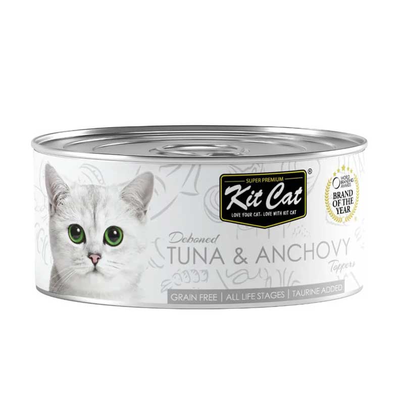 Kit Cat Lata Deboned Toppers Atún y Anchoa 80 g