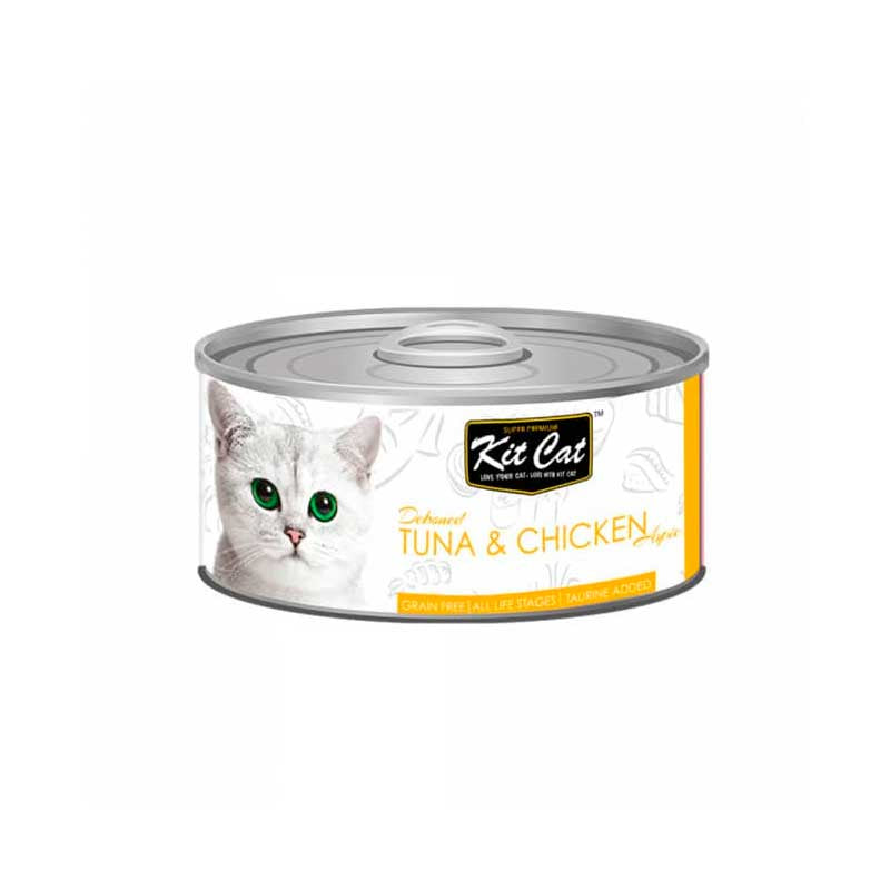 Kit Cat Lata Deboned Toppers Atún y Pollo 80 g