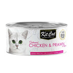 Kit Cat Lata Deboned Toppers Pollo y Prawn 80 g