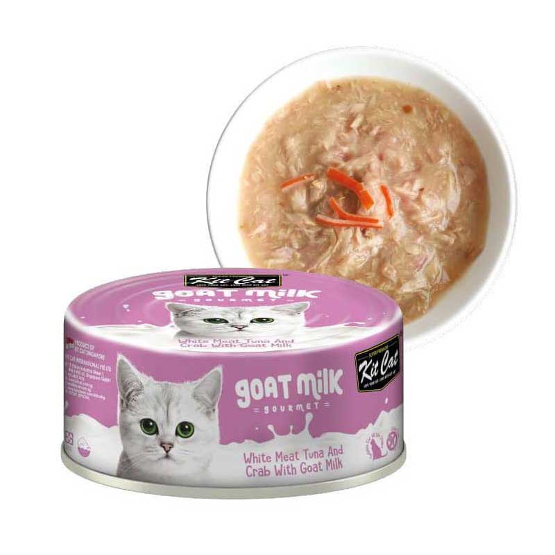 Kit Cat Lata Goat Milk Gourmet Atún y Cangrejo 70 g