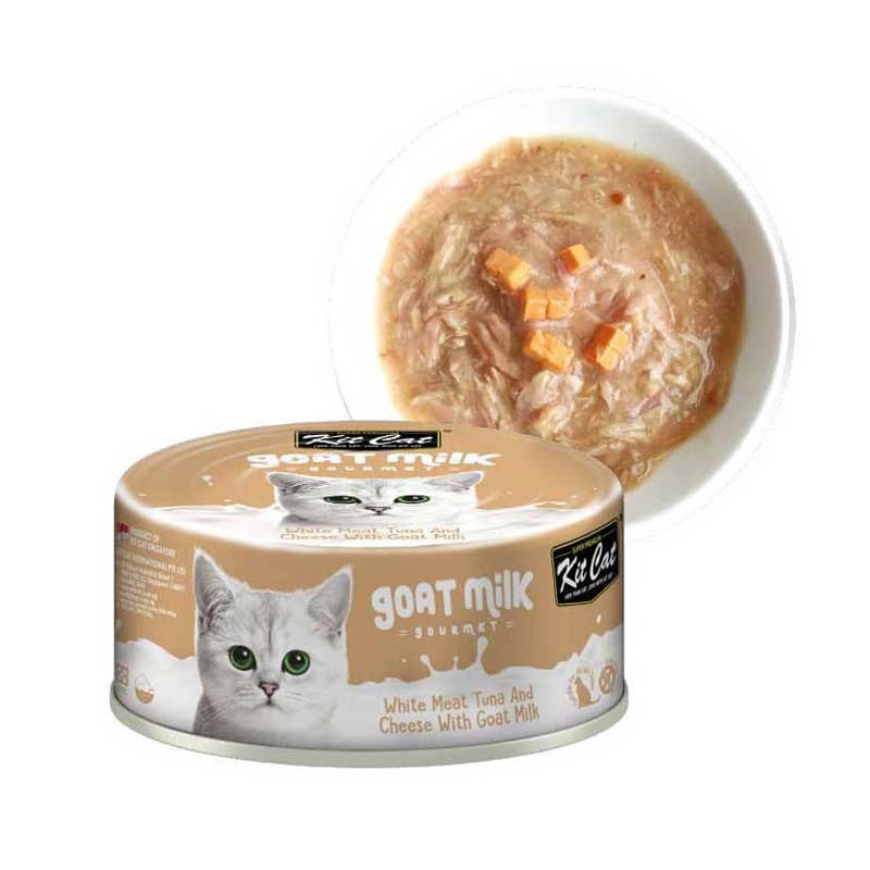 Kit Cat Lata Goat Milk Gourmet Atún y Queso 70 g