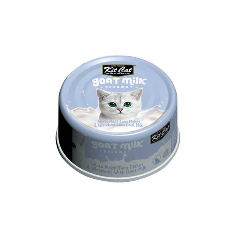 Kit Cat Lata Goat Milk Gourmet Atún y Whitebait 70 g