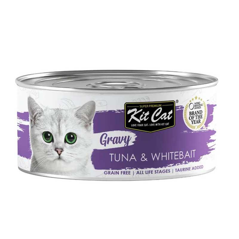 Kit Cat Lata Gravy Atún y Whitebait 70 g