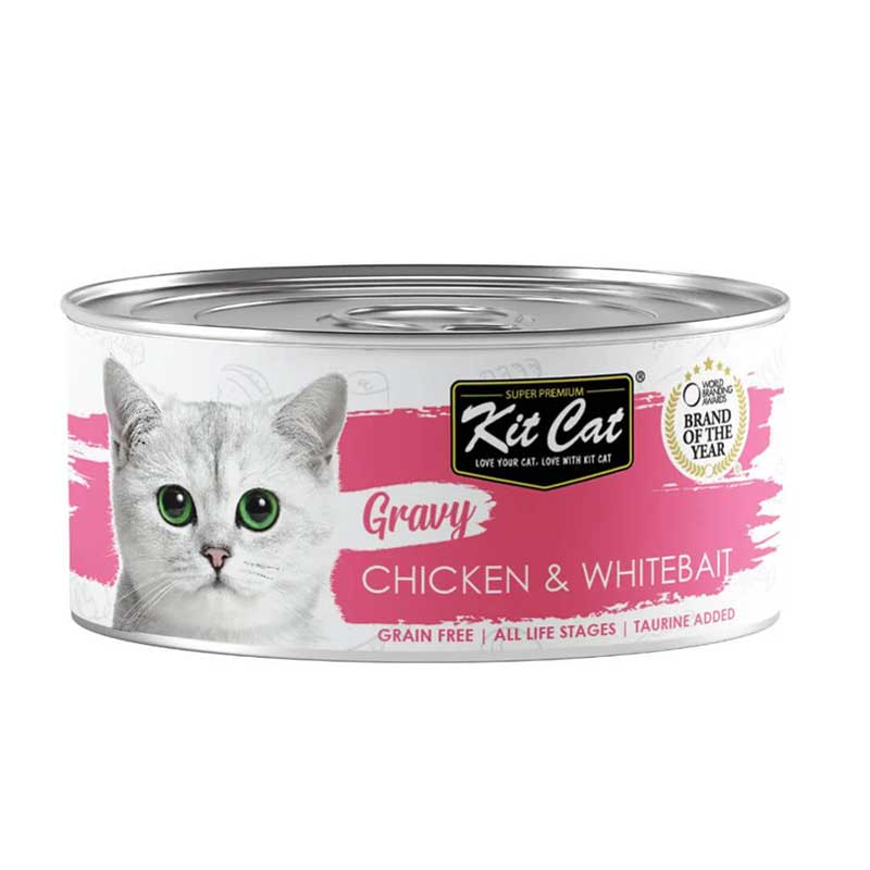 Kit Cat Lata Gravy Pollo y Whitebait 70 g