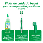 Kit Cuidado Dental Tropiclean para Perros Pequeños y Medianos 