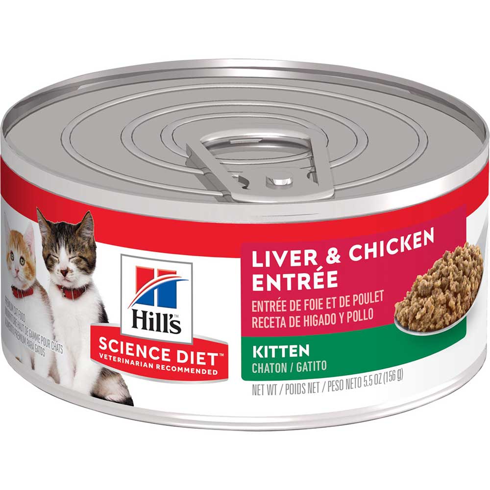 Lata Hígado y Pollo para Gatitos